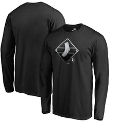 Chicago White Sox Midnight Mascot Long Sleeve T-Shirt - Black T-shirts