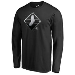 Chicago White Sox Midnight Mascot Long Sleeve T-Shirt - Black T-shirts
