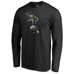 Athletics Midnight Mascot Long Sleeve T-Shirt - Black T-shirts