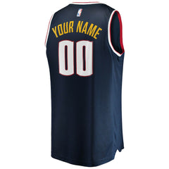 NBA Denver Nuggets Youth Fast Break Custom Replica Jersey Navy sale - Icon Edition