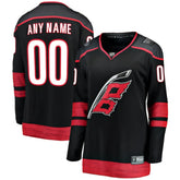 NHL,Custom Carolina Hurricanes Fanatics Women's Home Breakaway Custom Jersey - Black