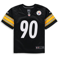 T.J. Watt Pittsburgh Steelers Preschool Game Jersey Black