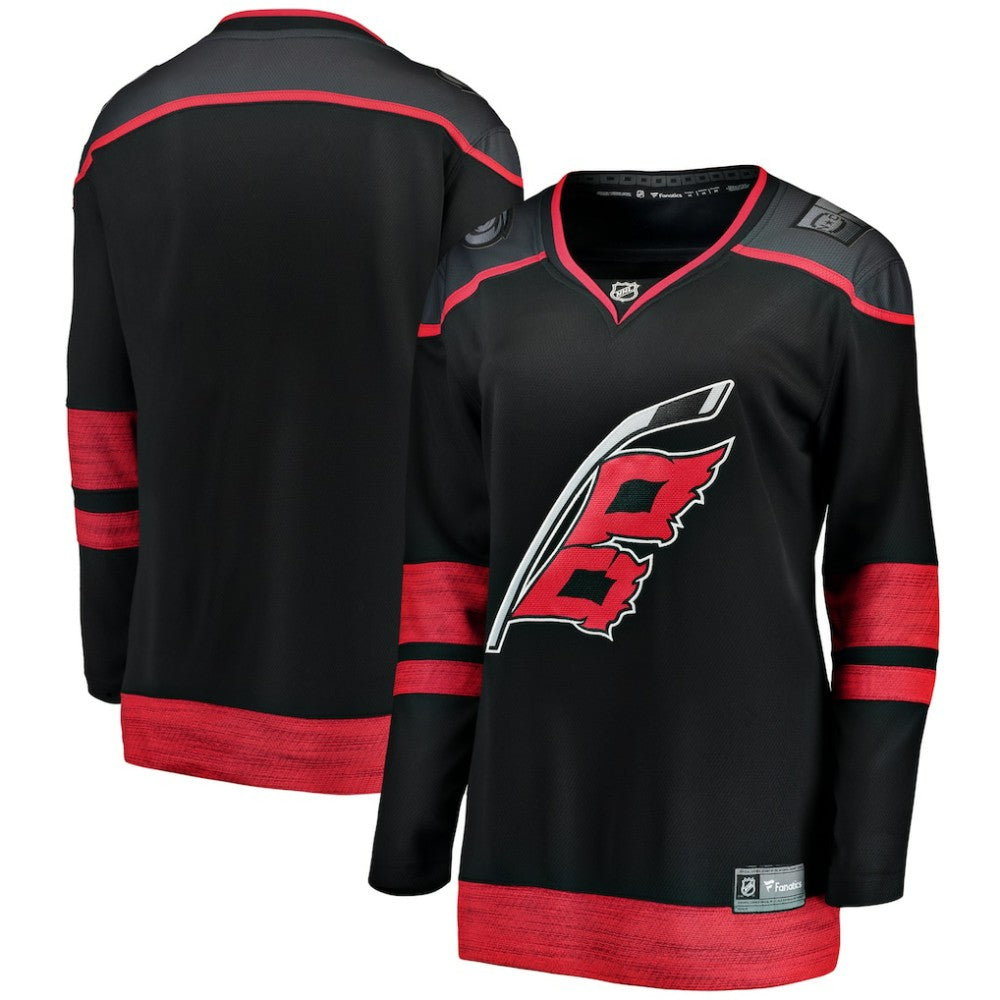 NHL Carolina Hurricanes Fanatics Women's Home Breakaway Jersey - Black