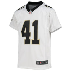 NFL Alvin Kamara New Orleans Saints Youth Game Jersey - White