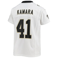 NFL Alvin Kamara New Orleans Saints Youth Game Jersey - White