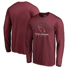 Arizona Cardinals Futbol Americano Long Sleeve T-Shirt Cardinal