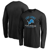 Detroit Lions Futbol Americano Long Sleeve T-Shirt Black