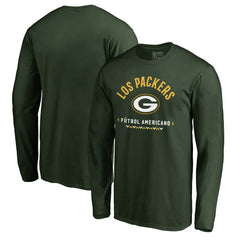 Green Bay Packers Futbol Americano Long Sleeve T-Shirt Green