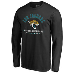 Jacksonville Jaguars Futbol Americano Long Sleeve T-Shirt Black