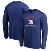 New York Giants Futbol Americano Long Sleeve T-Shirt Royal