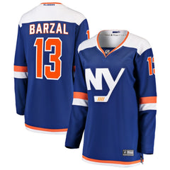 NHL Mathew Barzal New York Islanders Fanatics Women's Alternate Breakaway Jersey - Blue