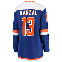 NHL Mathew Barzal New York Islanders Fanatics Women's Alternate Breakaway Jersey - Blue