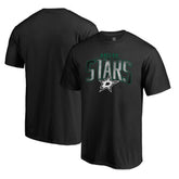 NHL Dallas Stars Arch Smoke T-Shirt - Black