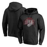 NHL Detroit Red Wings Arch Smoke Pullover Hoodie - Black