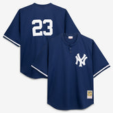 MLB Don Mattingly New York Yankees Mitchell & Ness Cooperstown Collection Big & Tall Mesh Batting Practice Jersey - Navy