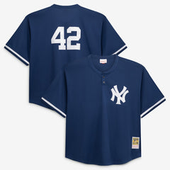 MLB Mariano Rivera New York Yankees Mitchell & Ness Cooperstown Collection Big & Tall Mesh Batting Practice Jersey - Navy