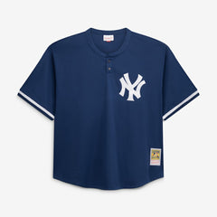 MLB Mariano Rivera New York Yankees Mitchell & Ness Cooperstown Collection Big & Tall Mesh Batting Practice Jersey - Navy