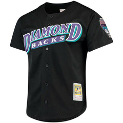Randy Johnson Arizona Diamondbacks Mitchell & Ness Big & Tall Cooperstown Mesh Batting Practice Jersey - Black Jerseys