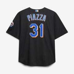 MLB Mike Piazza New York Mets Mitchell & Ness Big & Tall Cooperstown Mesh Batting Practice Jersey - Black