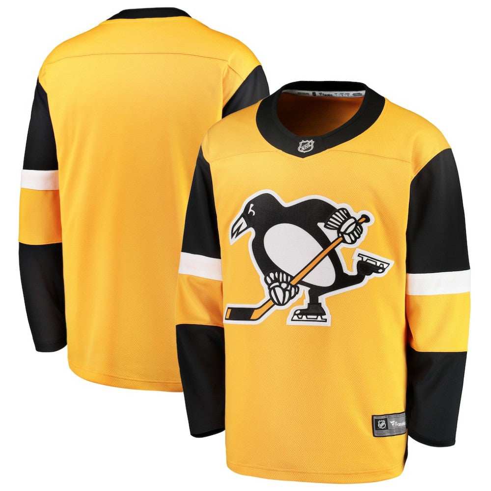 NHL Pittsburgh Penguins Fanatics Alternate Breakaway Jersey - Gold