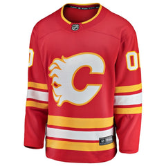 NHL,Custom Calgary Flames Fanatics Home Breakaway Custom Jersey - Red