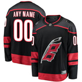 NHL Carolina Hurricanes Fanatics Home Breakaway Custom Jersey - Black