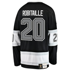 NHL Luc Robitaille Los Angeles Kings Fanatics Premier Breakaway Retired Player Jersey - Black