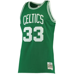 Larry Bird Boston Celtics 1985/86 Big & Tall Hardwood Classics Swingman Jersey Kelly Green