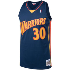 NBA Stephen Curry Golden State Warriors 2009/10 Big & Tall Hardwood Classics Swingman Jersey sale - Navy