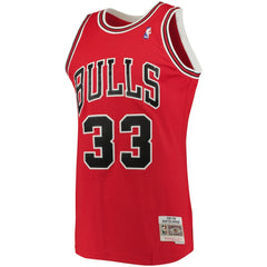 NBA Scottie Pippen Chicago Bulls 1997/98 Big & Tall Hardwood Classics Swingman Jersey sale - Red