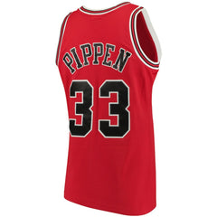 NBA Scottie Pippen Chicago Bulls 1997/98 Big & Tall Hardwood Classics Swingman Jersey sale - Red