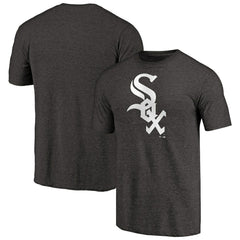 Chicago White Sox Team Wordmark Tri-Blend T-Shirt - Black T-shirts