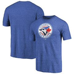 Toronto Blue Jays Team Wordmark Tri-Blend T-Shirt - Royal T-shirts