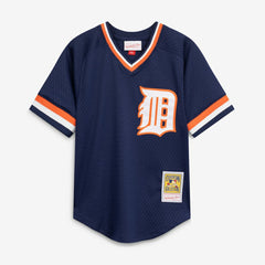 MLB Kirk Gibson Detroit Tigers Mitchell & Ness Youth Cooperstown Collection Mesh Batting Practice Jersey - Navy