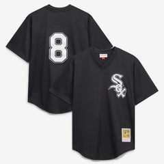 MLB Bo Jackson Chicago White Sox Mitchell & Ness Youth Cooperstown Collection Mesh Batting Practice Jersey - Black