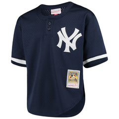 MLB Mariano Rivera New York Yankees Mitchell & Ness Youth Cooperstown Collection Mesh Batting Practice Jersey - Navy