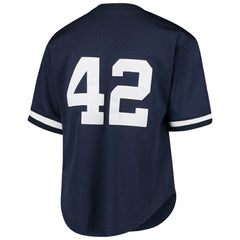 MLB Mariano Rivera New York Yankees Mitchell & Ness Youth Cooperstown Collection Mesh Batting Practice Jersey - Navy
