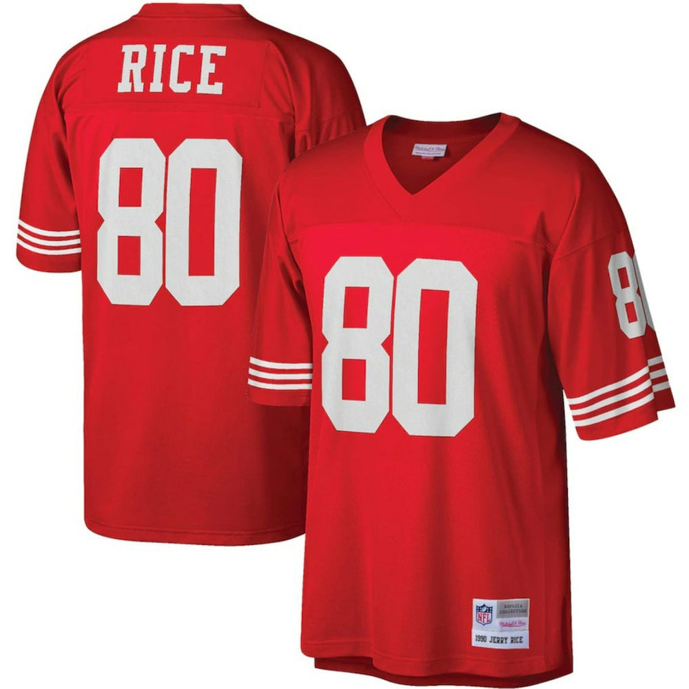 NFL Jerry Rice San Francisco 49ers Big & Tall 1990 Retired Player Replica Jersey - Scarlet discount
