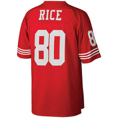 NFL Jerry Rice San Francisco 49ers Big & Tall 1990 Retired Player Replica Jersey - Scarlet discount