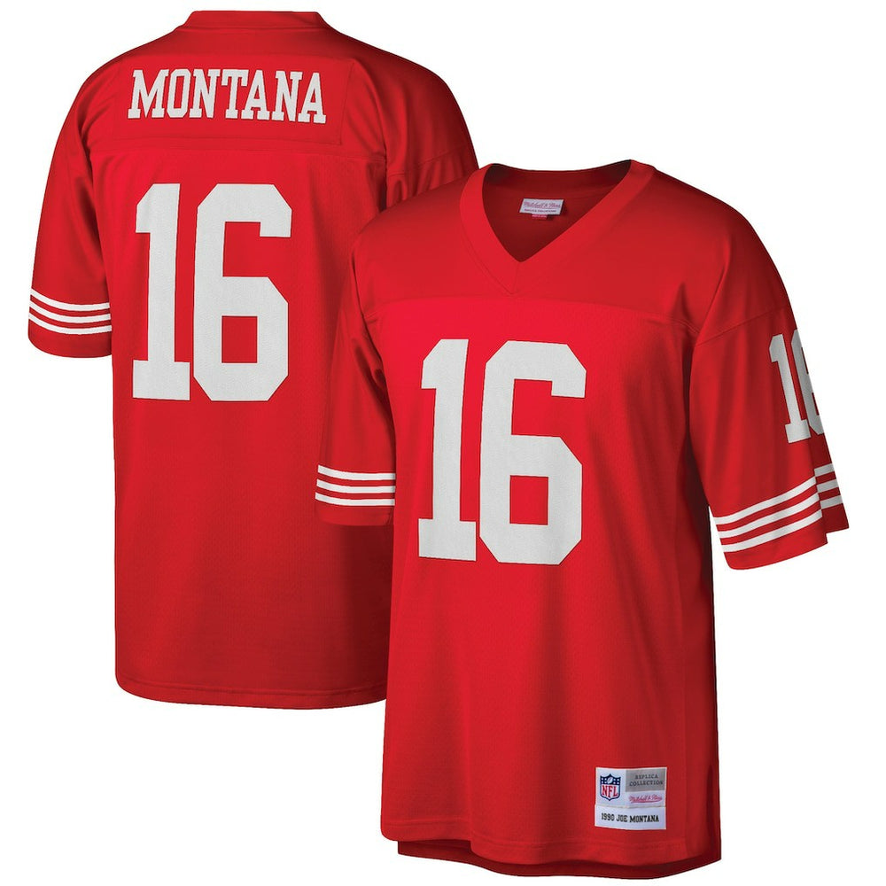 NFL Joe Montana San Francisco 49ers Big & Tall 1990 Retired Player Replica Jersey - Scarlet outlet