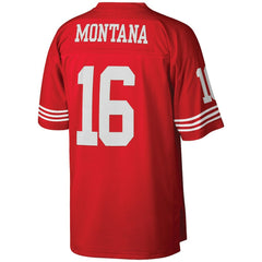 NFL Joe Montana San Francisco 49ers Big & Tall 1990 Retired Player Replica Jersey - Scarlet outlet