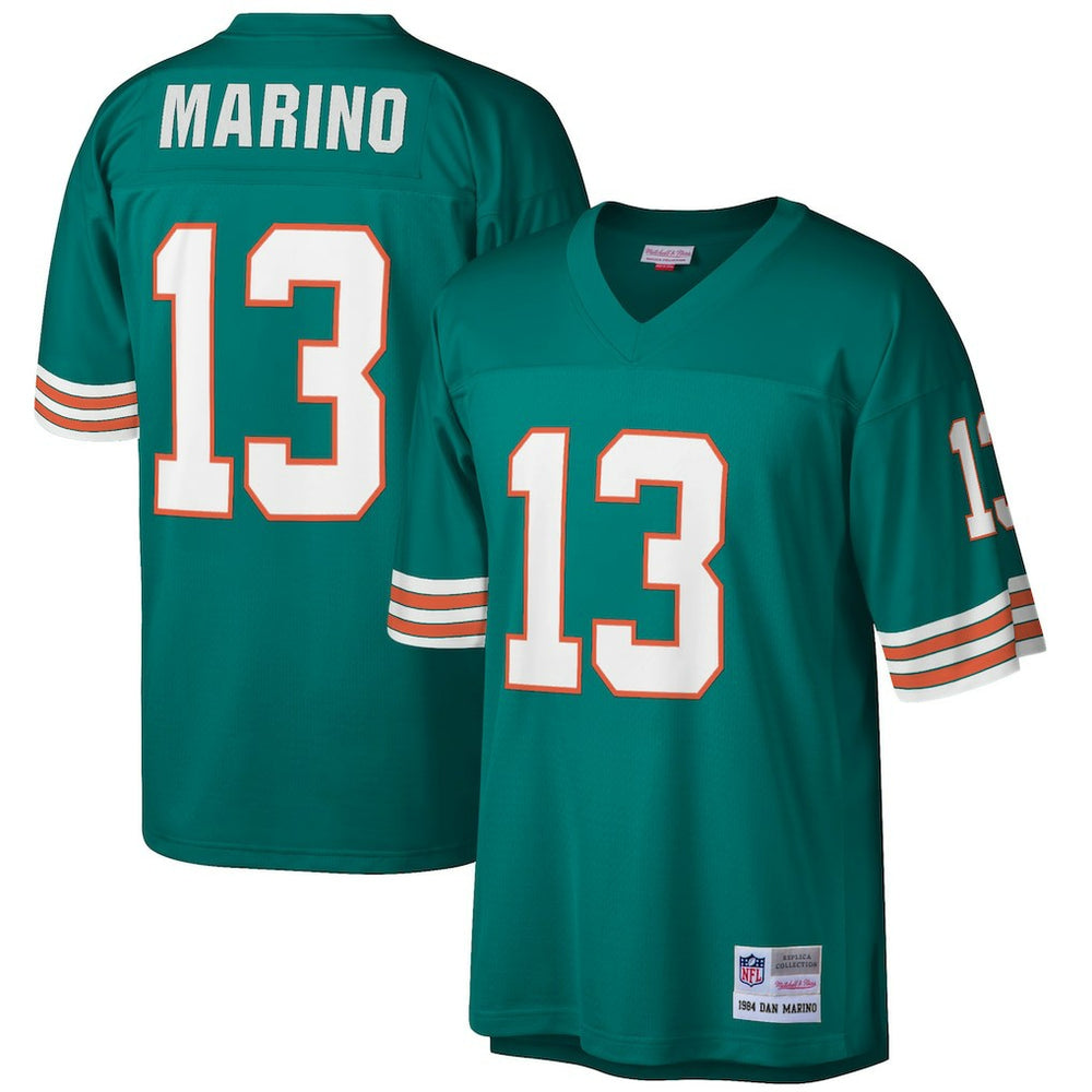 NFL Dan Marino Miami Dolphins Big & Tall 1984 Retired Player Replica Jersey - Aqua sale