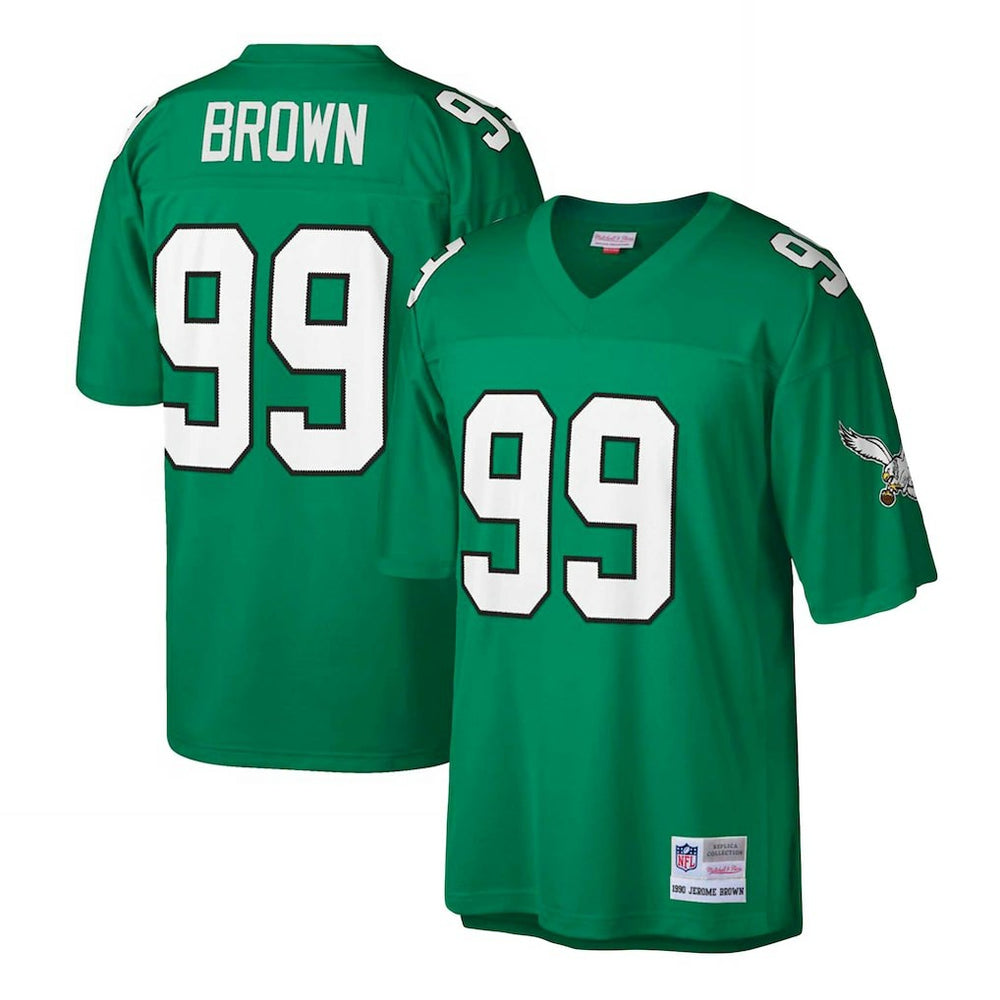 NFL Jerome Brown Philadelphia Eagles Big & Tall 1990 Retired Player Replica Jersey - Kelly Green outlet