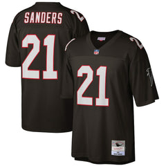 NFL Deion Sanders Atlanta Falcons Big & Tall 1992 Retired Player Replica Jersey - Black sale