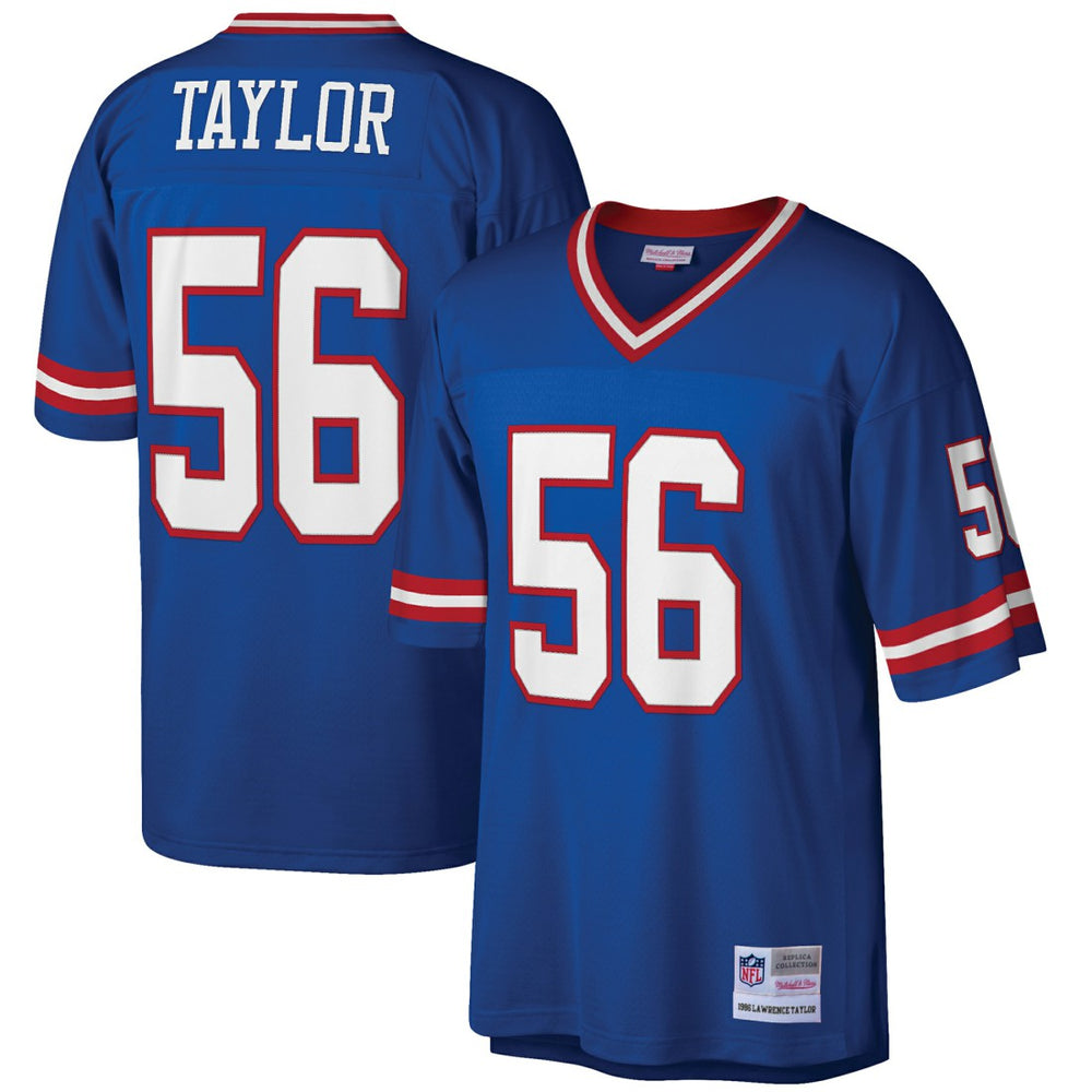 NFL Lawrence Taylor New York Giants Big & Tall 1986 Retired Player Replica Jersey - Royal cheap