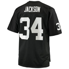 NFL Bo Jackson Las Vegas Raiders Big & Tall 1988 Retired Player Replica Jersey - Black sale