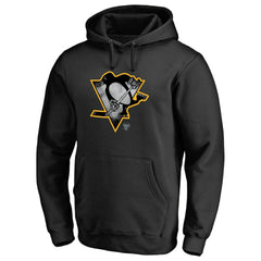 NHL Pittsburgh Penguins Core Smoke Pullover Hoodie - Black