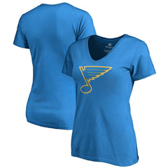 NHL St. Louis Blues Women's Team Alternate V-Neck T-Shirt - Blue