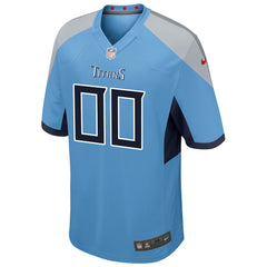 NFL Tennessee Titans Youth Alternate Custom Game Jersey - Light Blue