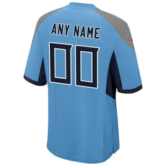 NFL Tennessee Titans Youth Alternate Custom Game Jersey - Light Blue
